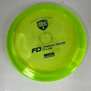 Discmania FD Fairway Driver C Line Golf Disc 174g Yellow PDGA Approved